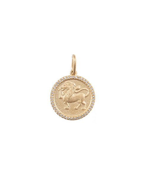Leo Charm - 14K